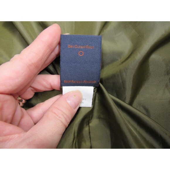 James Jeans Womens M Ponte Sleeve Utility Jacket Soldier on Black Gorpcore USA - Picture 15 of 16